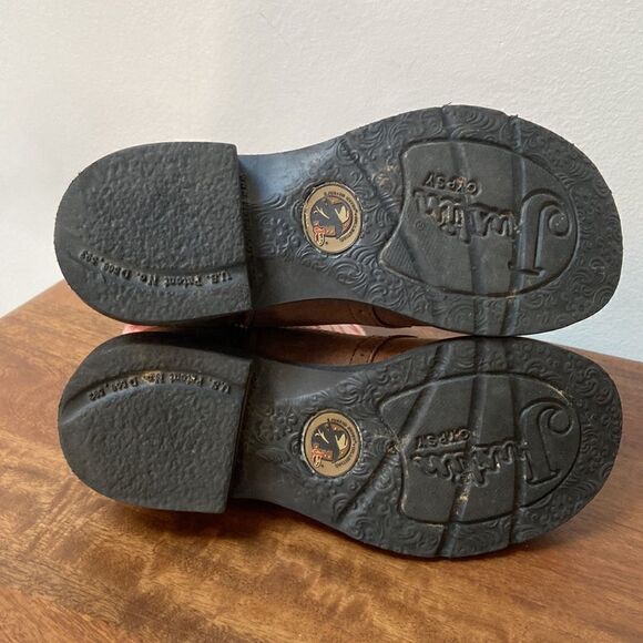 Justin Girl Gypsy Pink Boot Size 2.5 D - Picture 9 of 10